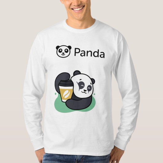 Panda-Grafikdesign T-Shirt (Vorderseite)