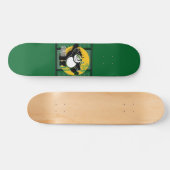 Panda - Green Skateboard (Horizontal)