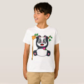 Panda Groom Bow Krawatte Hochzeit T-Shirt (Vorne ganz)