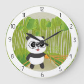Panda Große Wanduhr (Vorderseite)