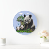 Panda Große Wanduhr (Zuhause)