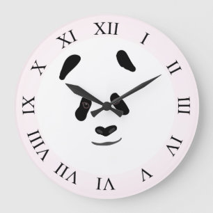 Panda Große Wanduhr