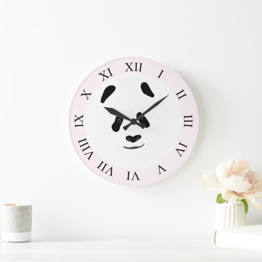 Panda Große Wanduhr (Zuhause)