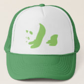 Panda (grün) truckerkappe (Vorderseite)