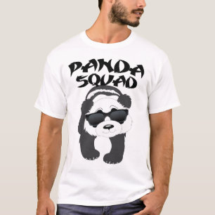 Panda-Gruppe-niedlicher Schwarzweiss-Bär T-Shirt