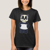 Panda Halloween Skull T-Shirt (Vorderseite)