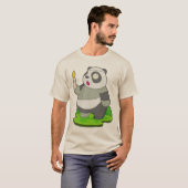 Panda Halloween Zombie T-Shirt (Vorne ganz)
