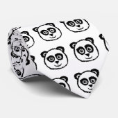 Panda-Hals-Krawatte Krawatte (Gerollt)