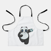 Panda Handball Spieler Handball Schürze (Vorderseite)