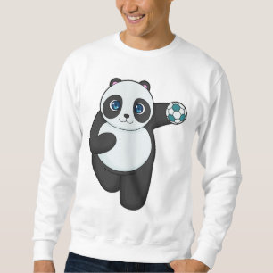 Panda Handball Spieler Handball Sweatshirt