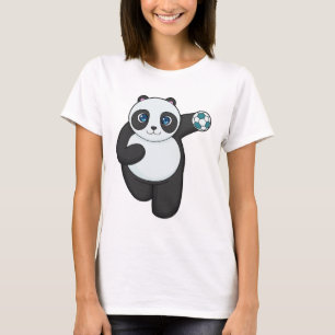 Panda Handball Spieler Handball T-Shirt