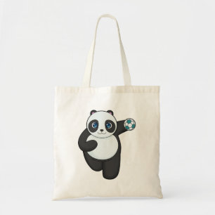 Panda Handball Spieler Handball Tragetasche