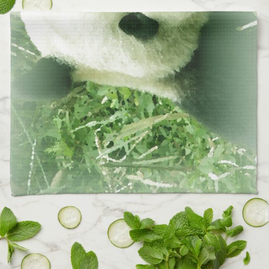 Panda Handtuch (Gefaltet)