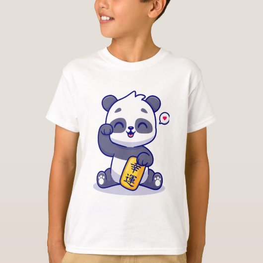Panda Happy T - Shirt (Vorderseite)