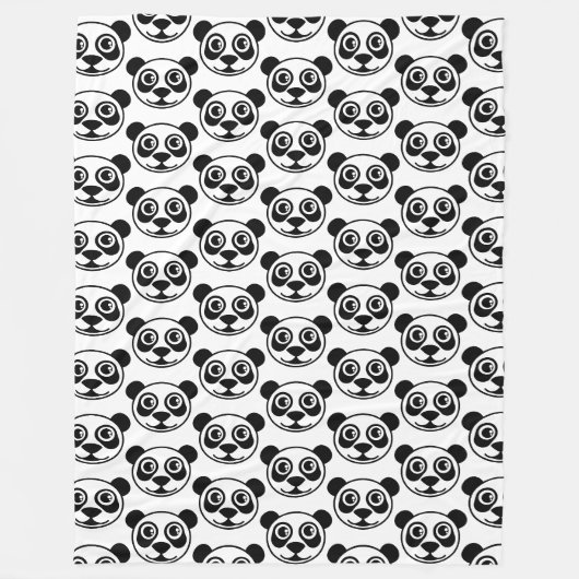 Panda Haupt-TD Fleecedecke (Vorderseite)