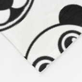 Panda Haupt-TD Fleecedecke (Ecke)