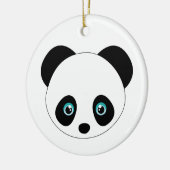 Panda Head Keramik Ornament (Links)