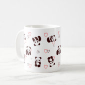 Panda Heart Tasse (Vorderseite Links)