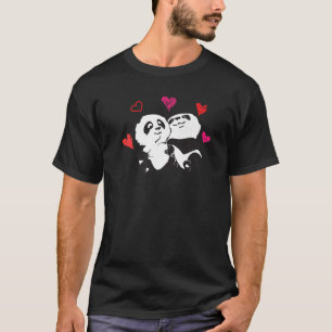 Panda Heart Zoo Animal Bear Animal Animal 1 T-Shirt