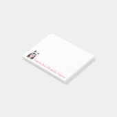 Panda Hearts Personalize Post-it Klebezettel (angewinkelt)