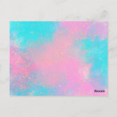 Panda-Herz Postkarte (Rückseite)