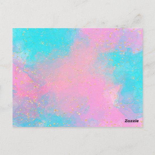 Panda-Herz Postkarte (Rückseite)