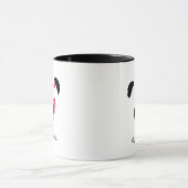Panda Herzbär personalisieren Tasse (Zentrum)