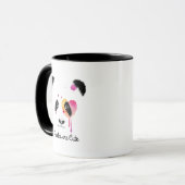 Panda Herzbär personalisieren Tasse (Vorderseite Links)
