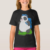 Panda Hiker Backpack T-Shirt (Vorderseite)