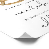 Panda hilft der betrieblichen Mama, einen Umschlag Poster (Ecke)