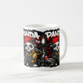 Panda Hip Hop Style Kaffeetasse (VorderseiteRechts)