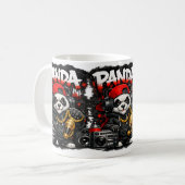 Panda Hip Hop Style Kaffeetasse (Vorderseite Links)