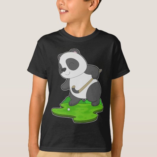 Panda Hockey-Hockey-Stadion T-Shirt (Vorderseite)