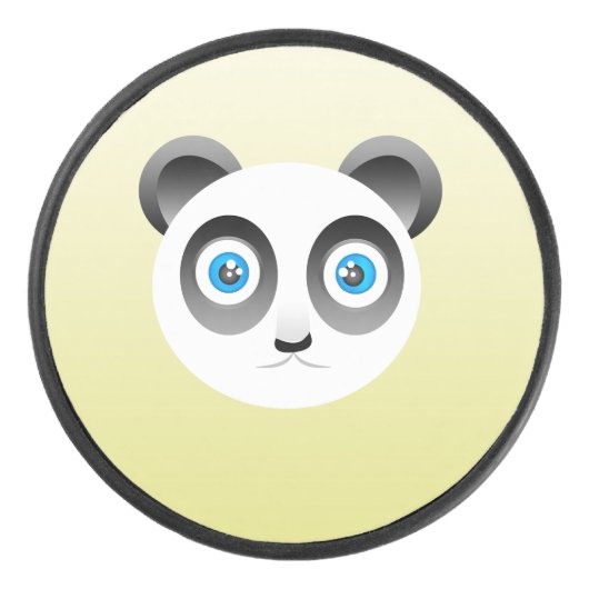 Panda Hockey Puck (Vorderseite)