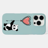 Panda Holding Heart Balloon - Sweet Case-Mate iPhone Hülle (Rückseite (Horizontal))