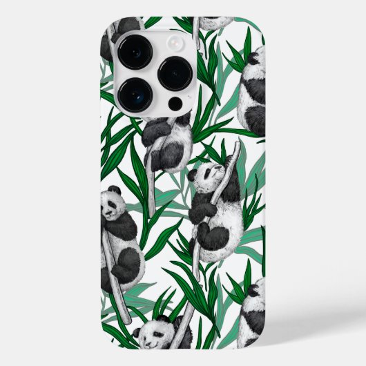 Panda-Hubs Case-Mate iPhone Hülle (Rückseite)