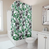 Panda-Hubs Duschvorhang (Beispiel)