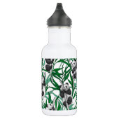 Panda-Hubs Edelstahlflasche (Rechts)