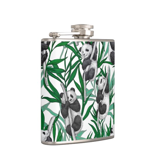 Panda-Hubs Flachmann (Rechts)