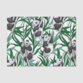 Panda-Hubs Seidenpapier (Vorderseite)