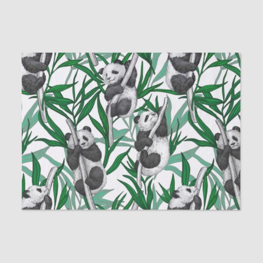 Panda-Hubs Seidenpapier (Vorderseite)