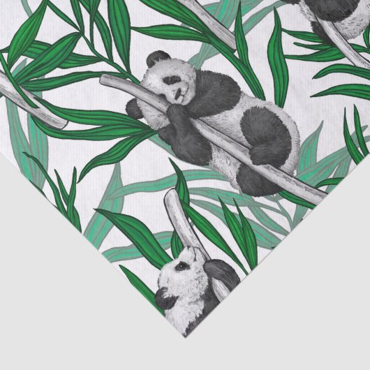 Panda-Hubs Seidenpapier (Ausschnitt)