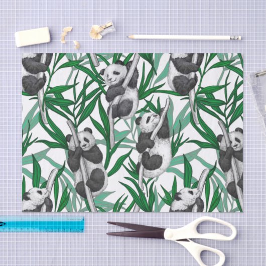 Panda-Hubs Seidenpapier (Handwerk)