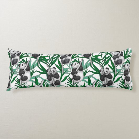 Panda-Hubs Seitenschläferkissen (Vorderseite)