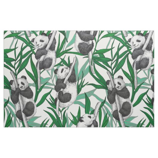 Panda-Hubs Stoff (Fat Quarter (45,7 x 55,9 cm))