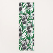 Panda-Hubs Yogamatte (Vorderseite)