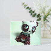 Panda Hug I Postkarte (Stehend Vorderseite)