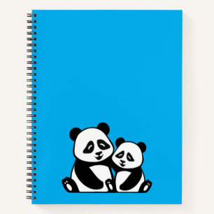 Panda Hugging-Notebook Notizblock