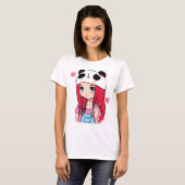 Panda Hugs & Crimson Dreams T-Shirt (Vorne ganz)