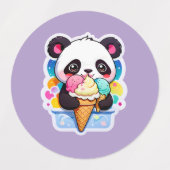 Panda Ice Bliss Etiketten (Design 2)